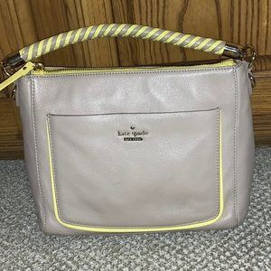 Blush/Taupe and yellowKate Spade satchel